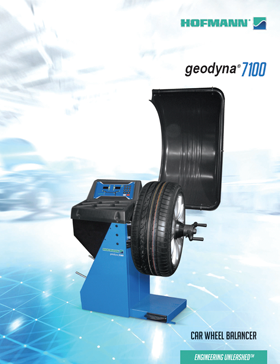 geodyna® 7100 Équilibreuse de roues avec affichage numérique brochure